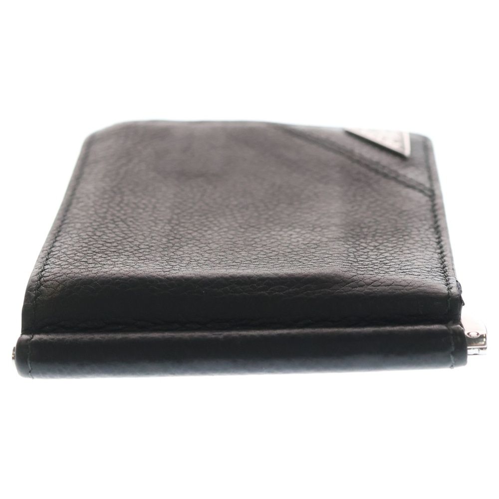 PRADA (プラダ) マネークリップ付き コンパクトウォレット 2つ折り財布