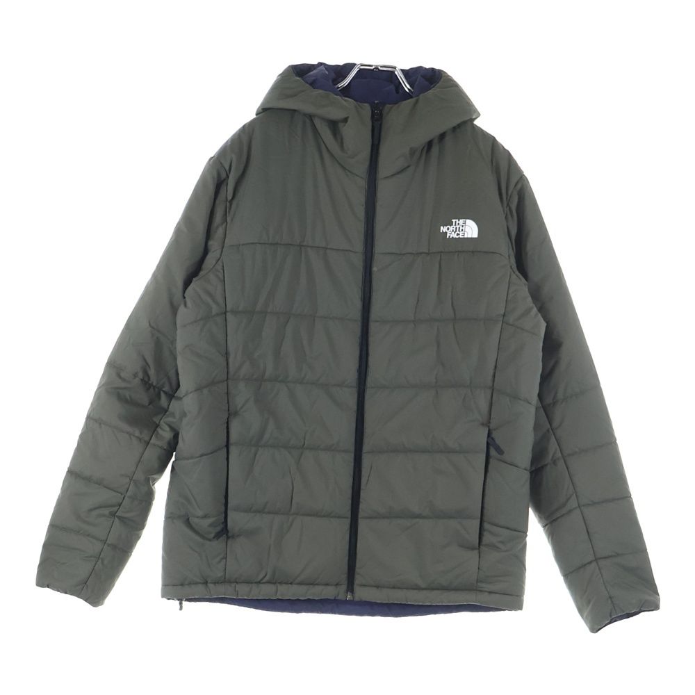 THE NORTH FACE ザノースフェイス Reversible Anytime Insulated Hoodie リバーシブル エニタイム インサレーテッドフーディ ナイロンジャケット カーキ ネイビー NY 82180