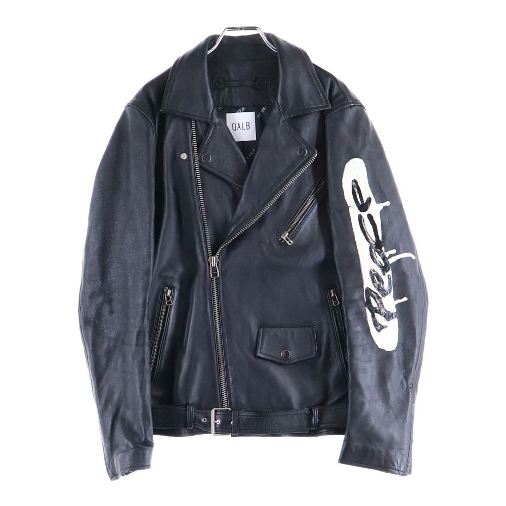 NO BRAND (ノーブランド) QALB カルブ ダブル ライダース ラムレザー