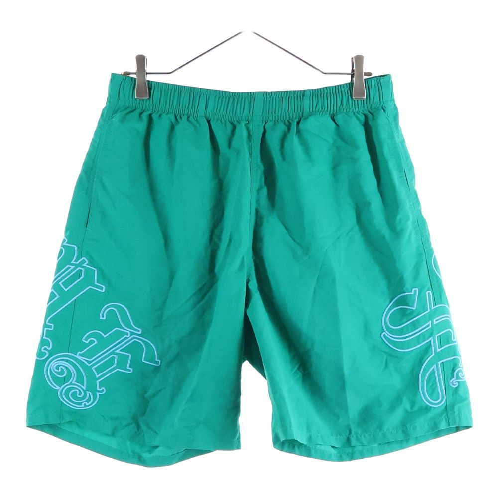 SUPREME シュプリーム 23 SS Old English Nylon Short イングリッシュ ナイロンショーツ ハーフパンツ グリーン