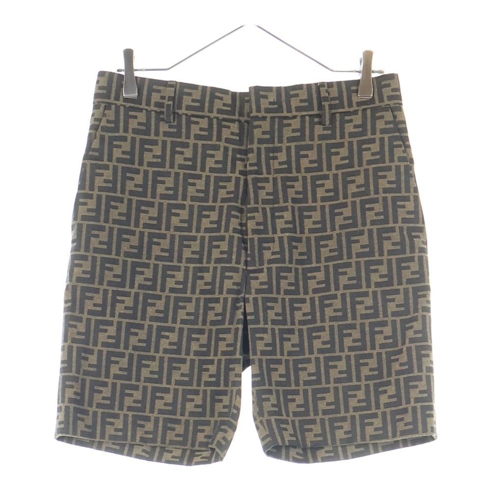 FENDI フェンディ ズッカ柄 ハーフパンツ FB 0521 A 6 WJ ブラウン