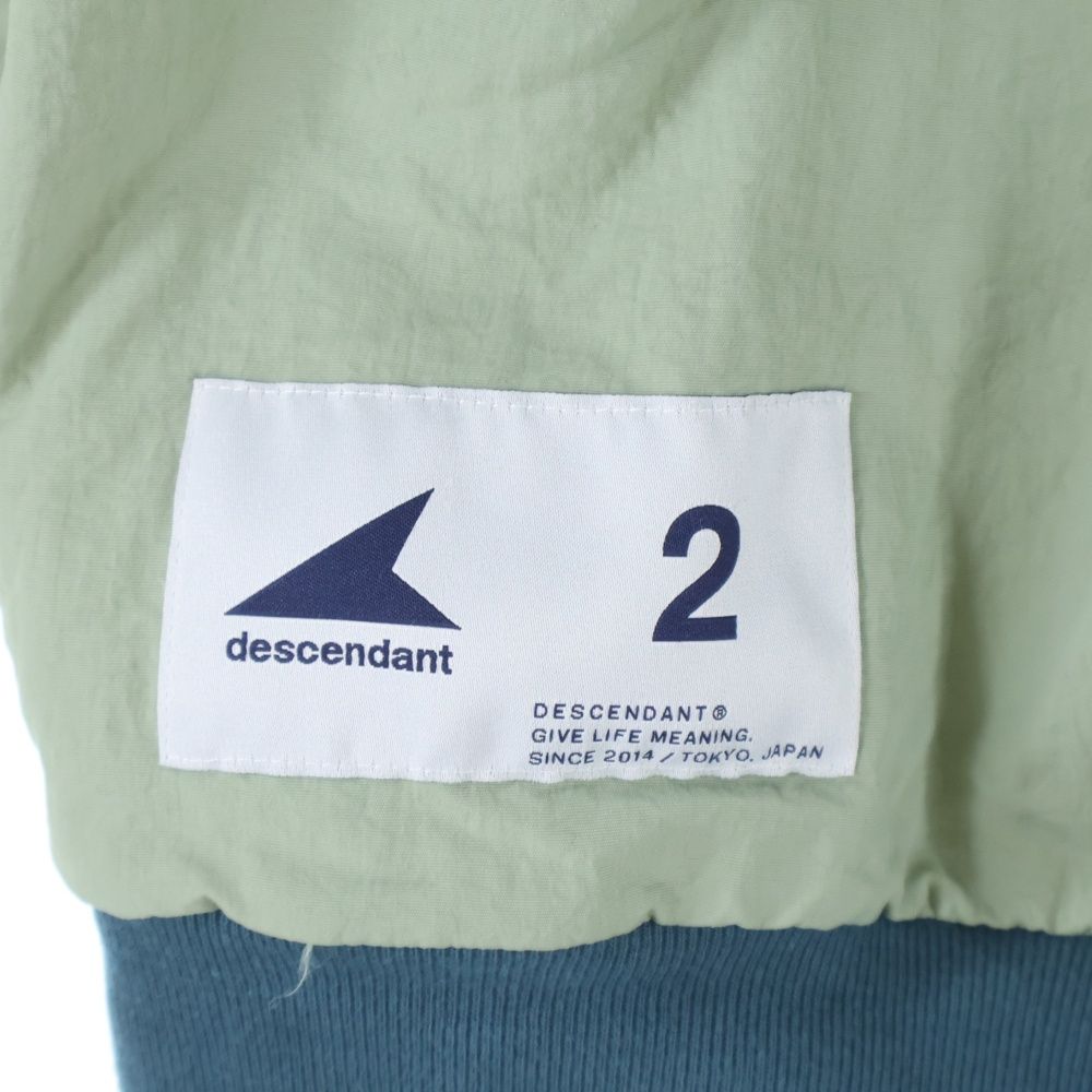 DESCENDANT (ディセンダント) TIDE HALFZIP FLEECE LS SHIRT タイド