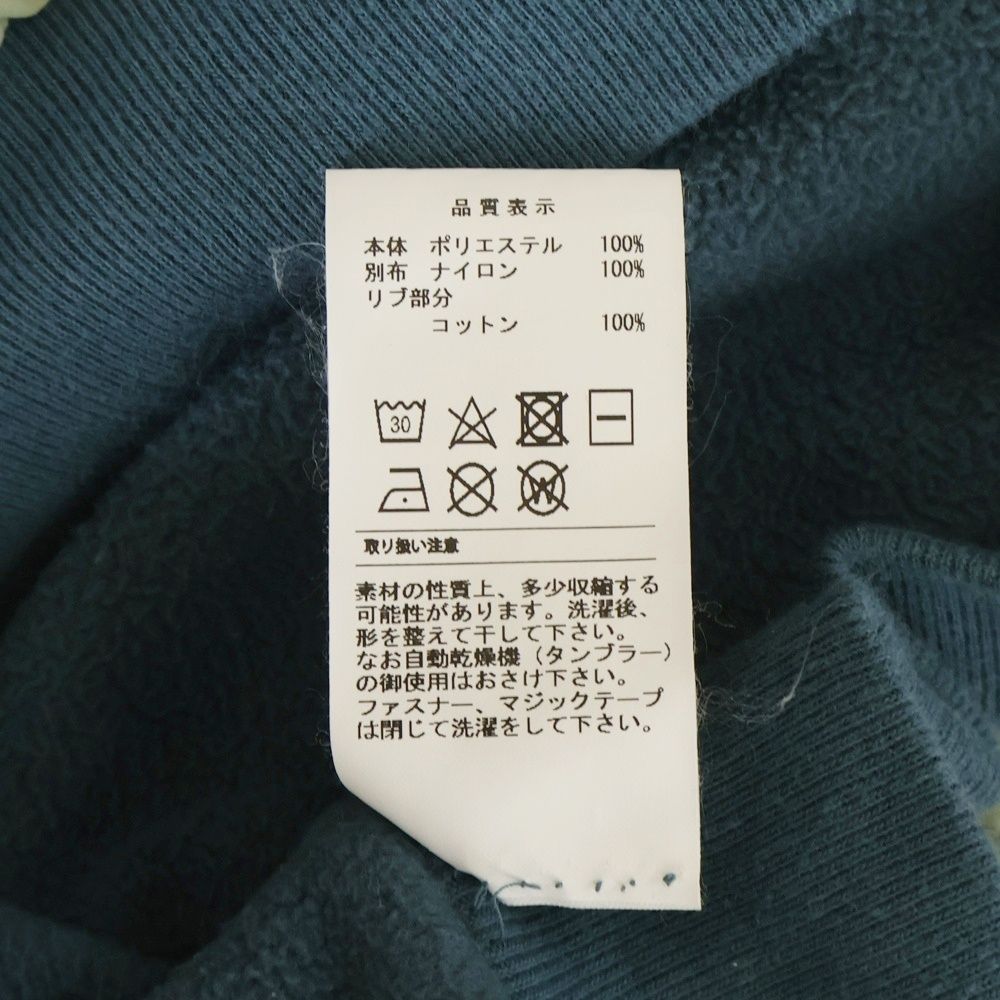 DESCENDANT (ディセンダント) TIDE HALFZIP FLEECE LS SHIRT タイド