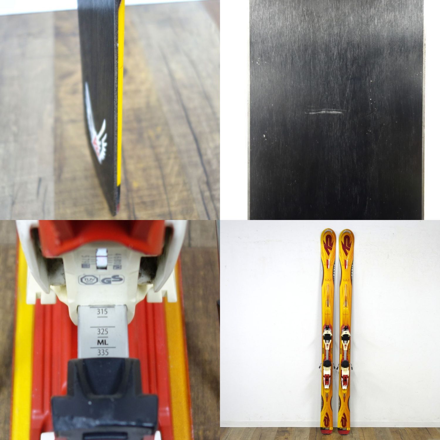 ケーツー K2 APACHE CHIEF 181cm ビンディング DIAMIR FREERIDE PRO 山