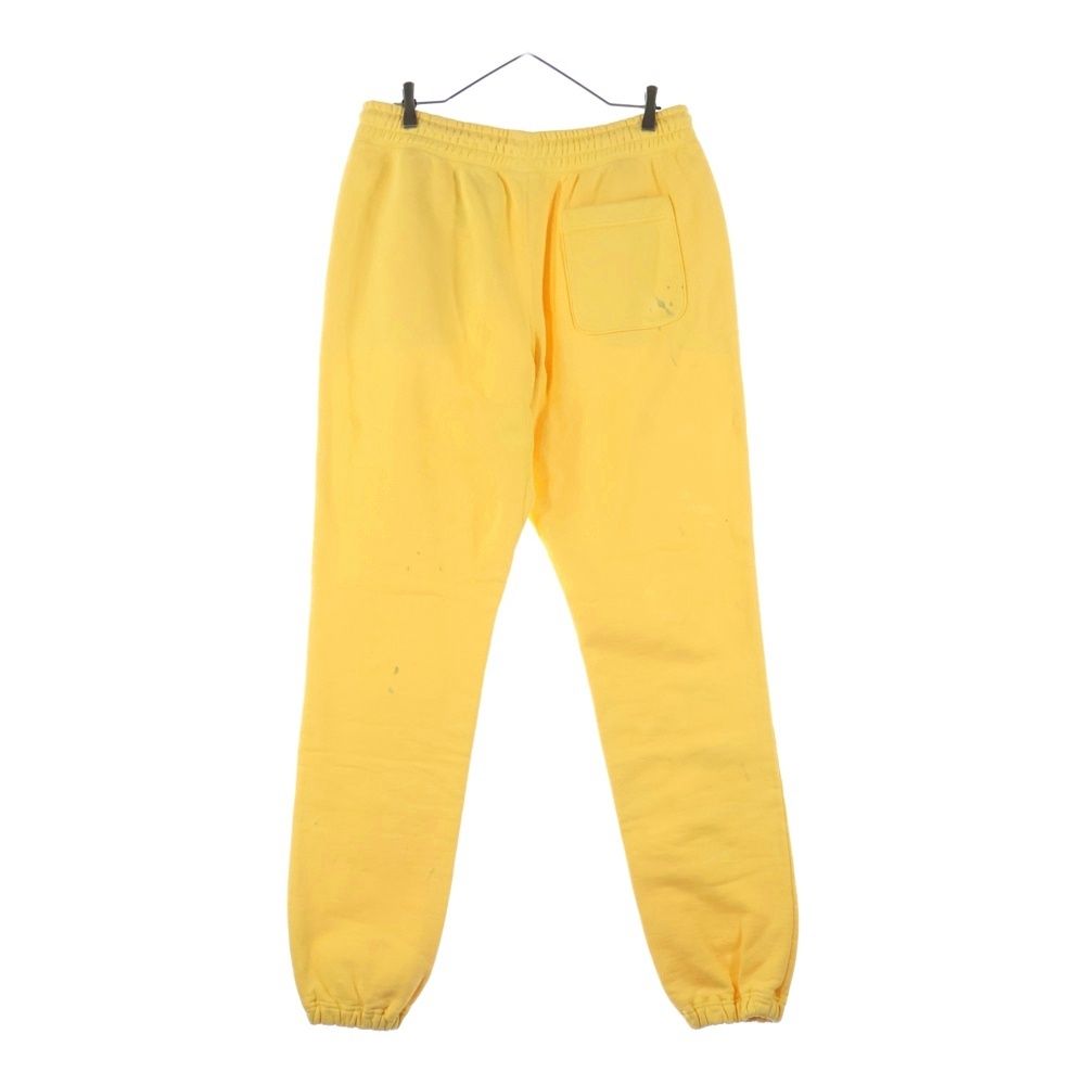 SAINT MICHAEL セントマイケル 21 AW DENIM TEARS STT SWT PNT STTRS LG デニムティアーズ ダメージ加工 スウェットパンツ イエロー SM A 0000 053