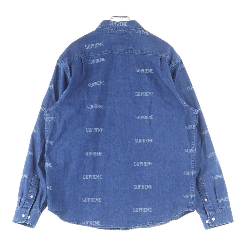 SUPREME ストア (シュプリーム) 19SS Logo Denim Shirts ロゴデニム