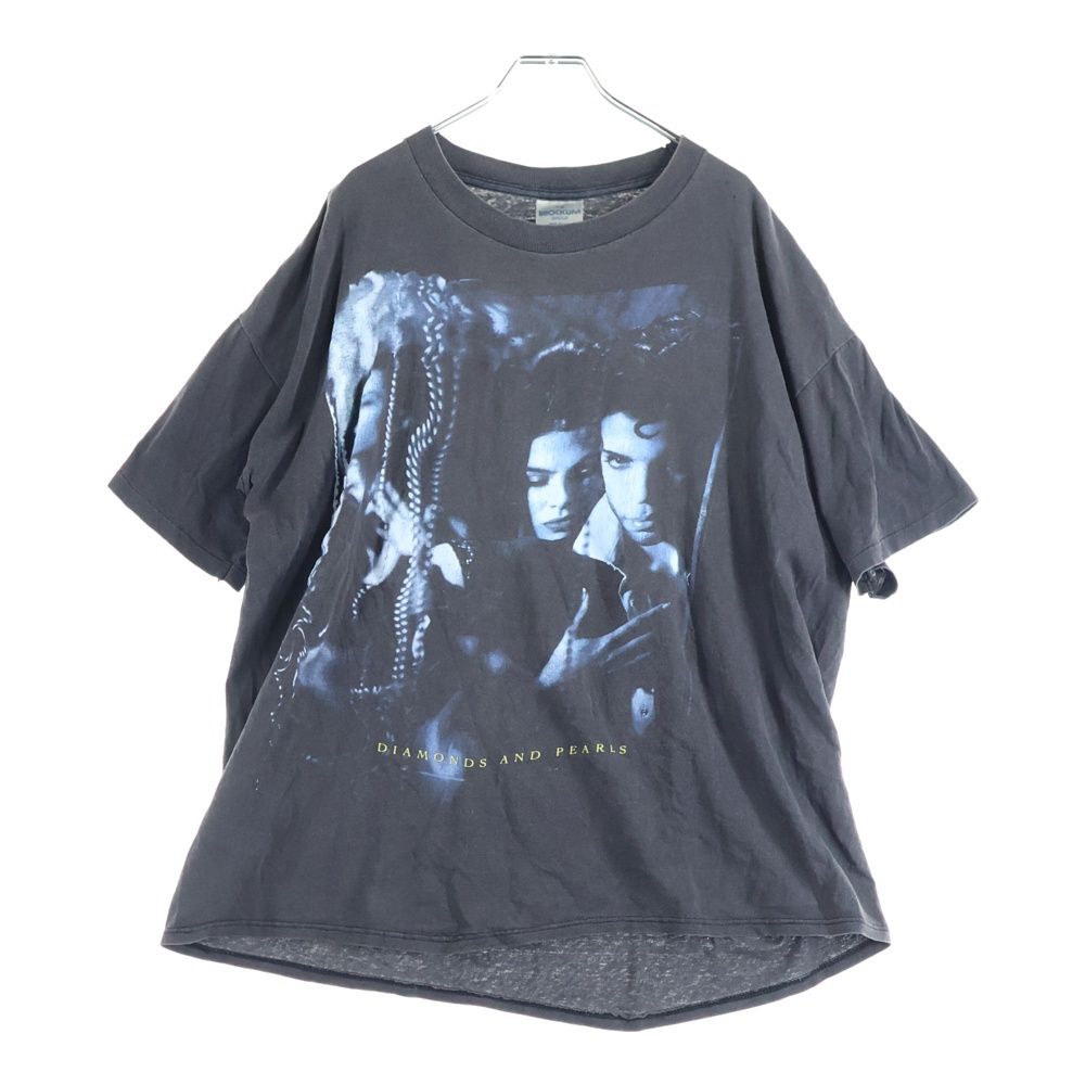 VINTAGE ヴィンテージ 90 s Prince TheNewPowerGenerationDiamondsandPearls Tシャツ プリント半袖Tシャツ カットソー ブラック