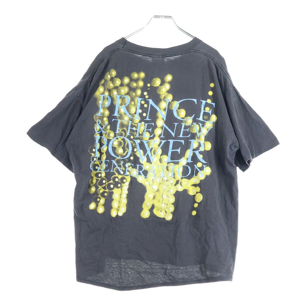 VINTAGE ヴィンテージ 90 s Prince-TheNewPowerGenerationDiamondsandPearls Tシャツ プリント半袖Tシャツ カットソー ブラック 今季注目 Tシャツ 