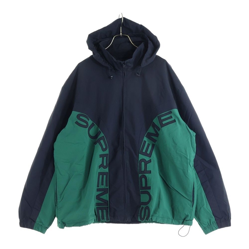 SUPREME シュプリーム 22 AW Curve Track Jaket カーブトラックジャケット ナイロン ブラック グリーン