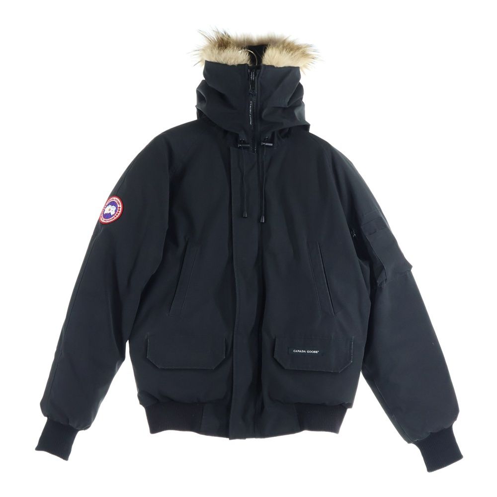 CANADA GOOSE カナダグース BOMBER JACKET チリワック ボンバー ファー ダウンジャケット ブラック 7950 MR