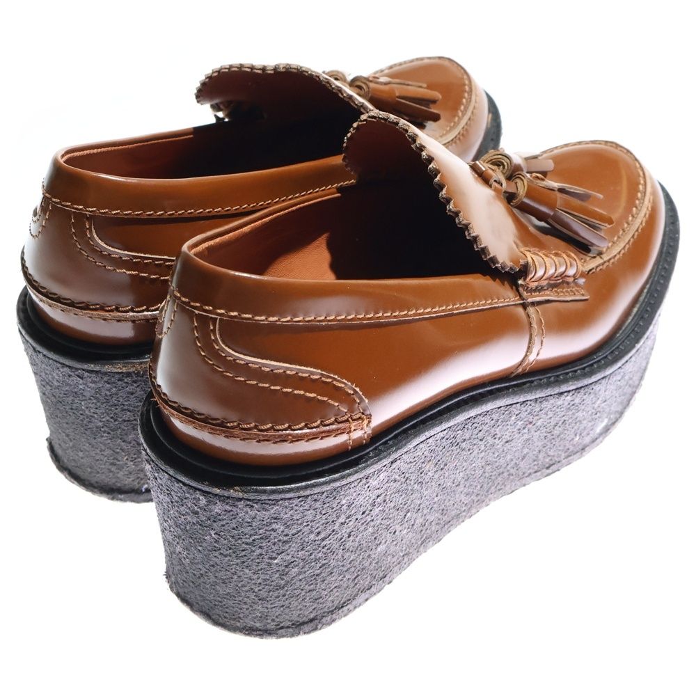 CELINE (セリーヌ) クレープソール タッセル レザー 厚底 ローカット