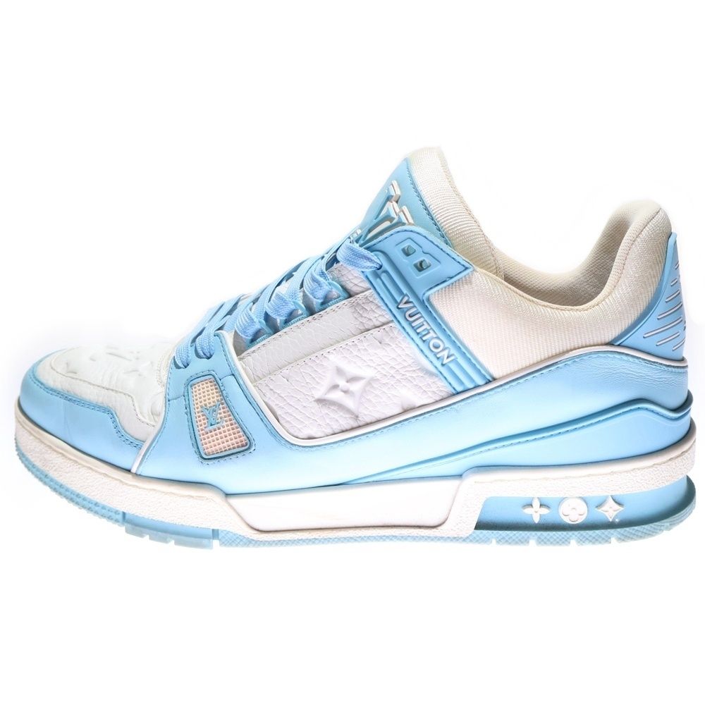 LOUIS VUITTON (ルイヴィトン) LVトレイナー ライン レザーローカット