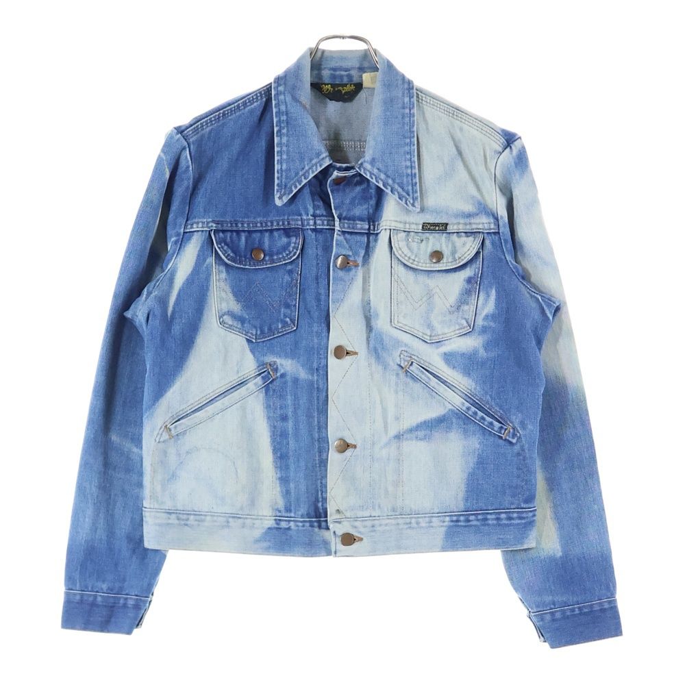 Wrangler ラングラー 70 S VINTAGE 126 PW デニムジャケット ブリーチ インディゴ ブロークンデニム 右綾 過渡期 124 MJ