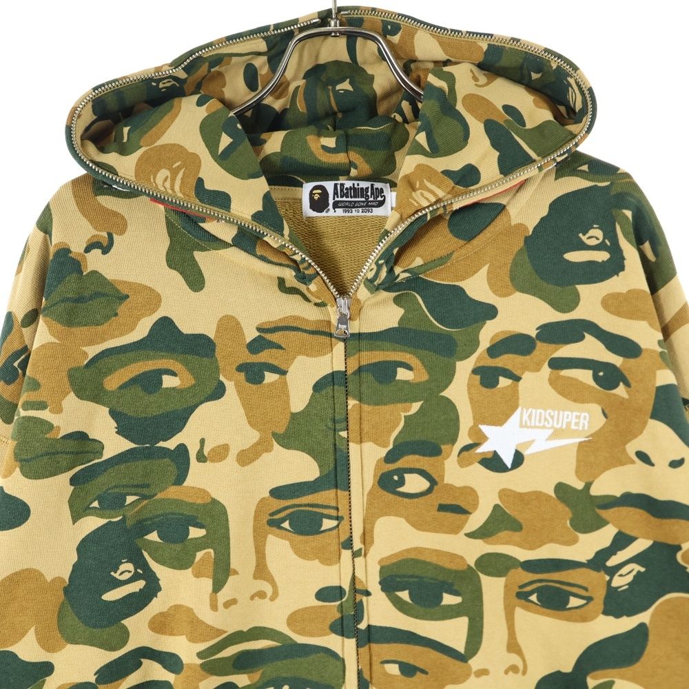 A BATHING APE (アベイシングエイプ) ×KIDSUPER CAMO SHARK FULL ZIP