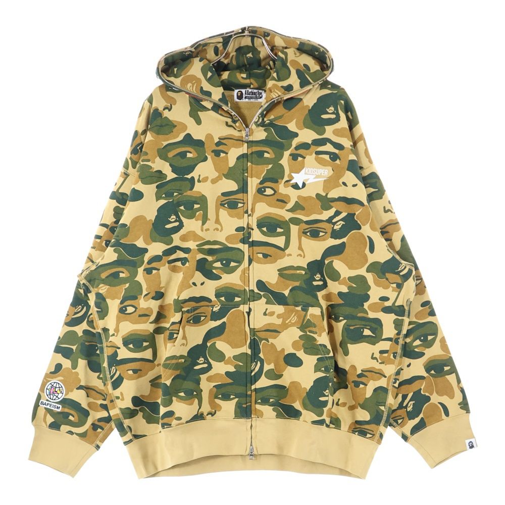 A BATHING APE (アベイシングエイプ) ×KIDSUPER CAMO SHARK FULL ZIP