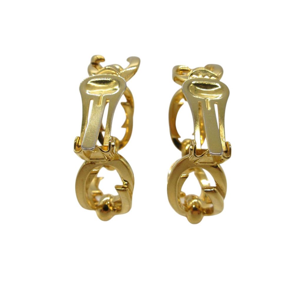 グッチ インターロッキング GGロゴ イヤリング メタル ゴールド 0522 GUCCI