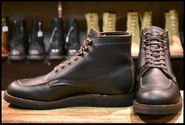 8.5 D 19年 カスタム レッドウィング 8075 1930 s スポーツ ブラック 黒 プレーリー フラットボックス ブーツ redwing FL 052