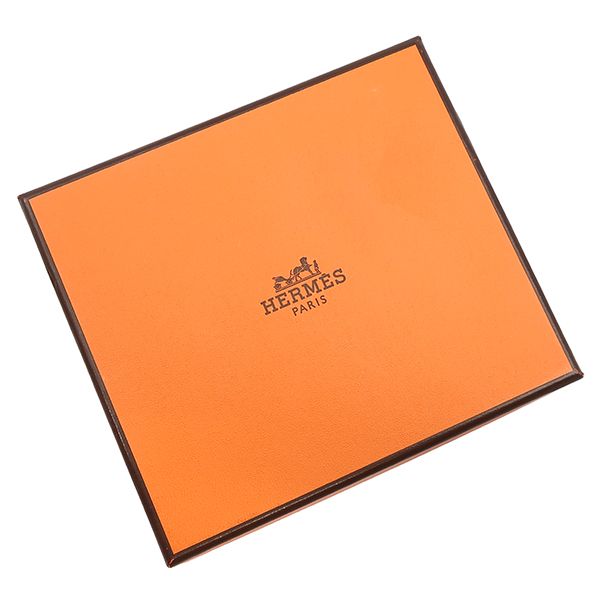 エルメス HERMES 二つ折り財布 ベアンミニ ヴォーエプソン エトゥープ