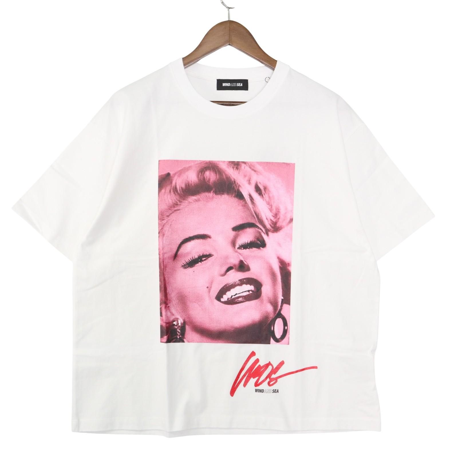 WIND AND SEA ウィンダンシー Marilyn Monroe Face S Tee マリリン モンロー フェイス 半袖Tシャツ RM 1321 008 223
