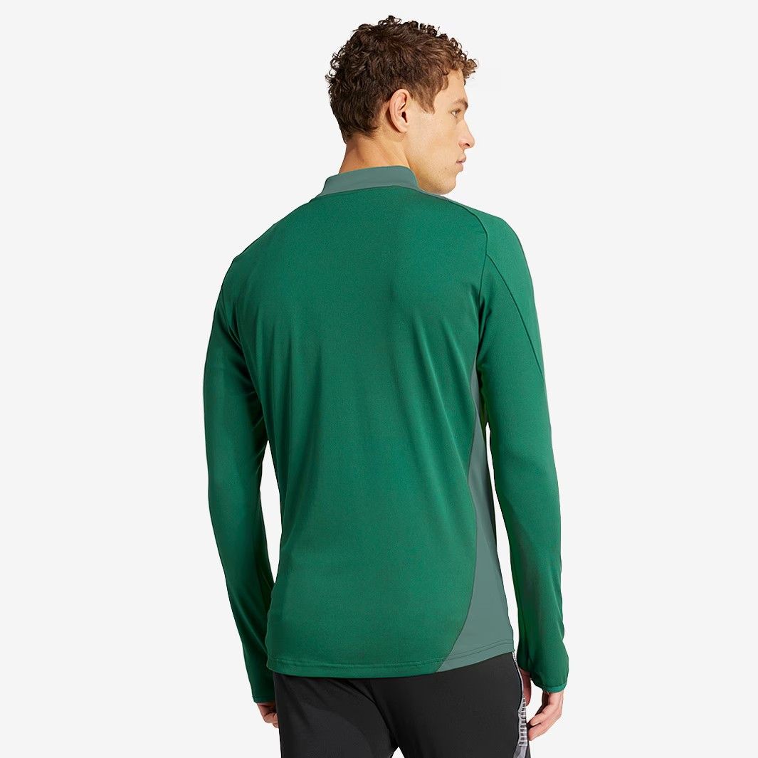 adidas サッカー アルジェリア代表 2025 トレーニングトップ 濃緑 スリム