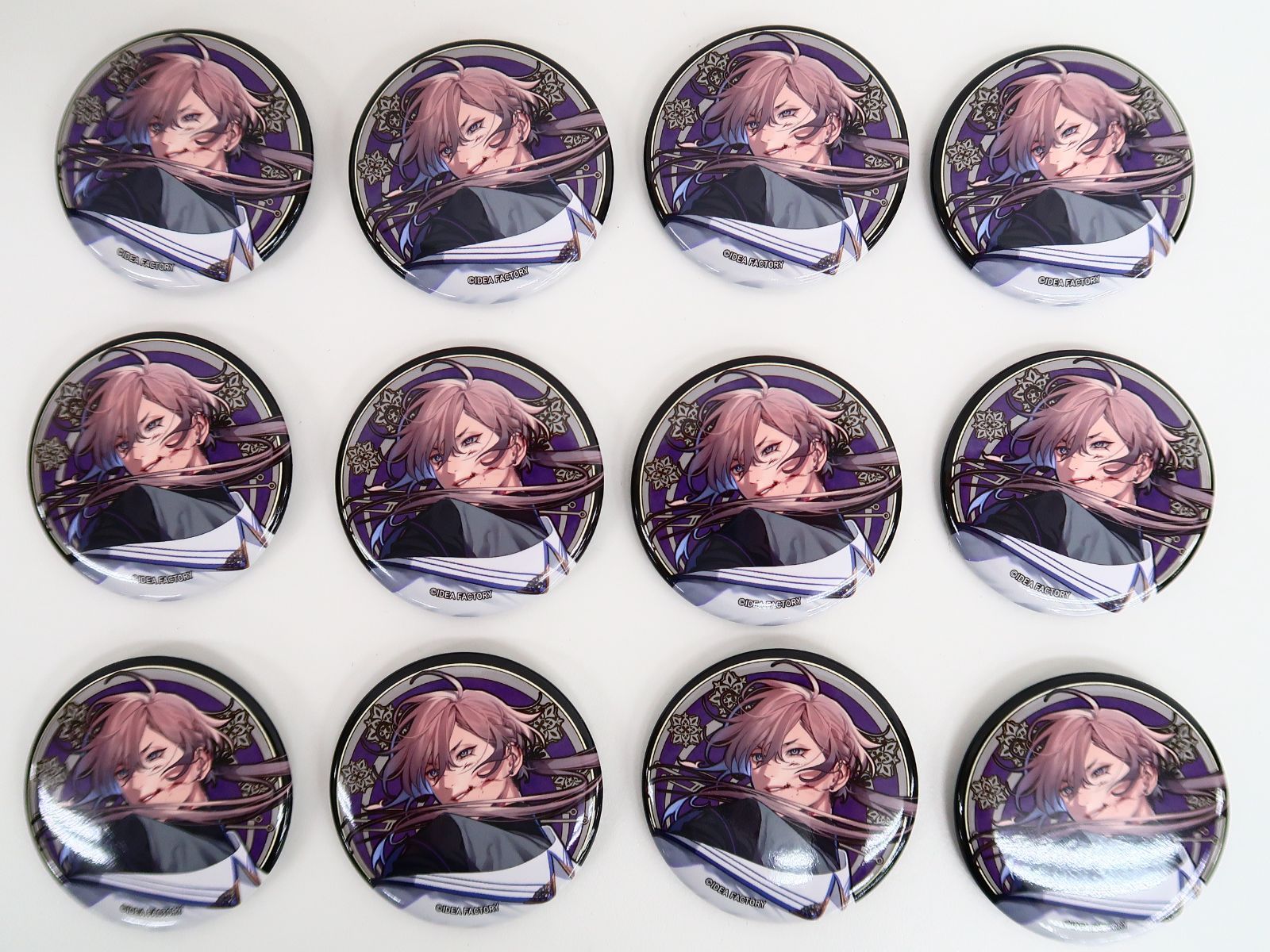 12点セット シアン 缶バッジ 特装版ver 終遠のヴィルシュ オトメイト