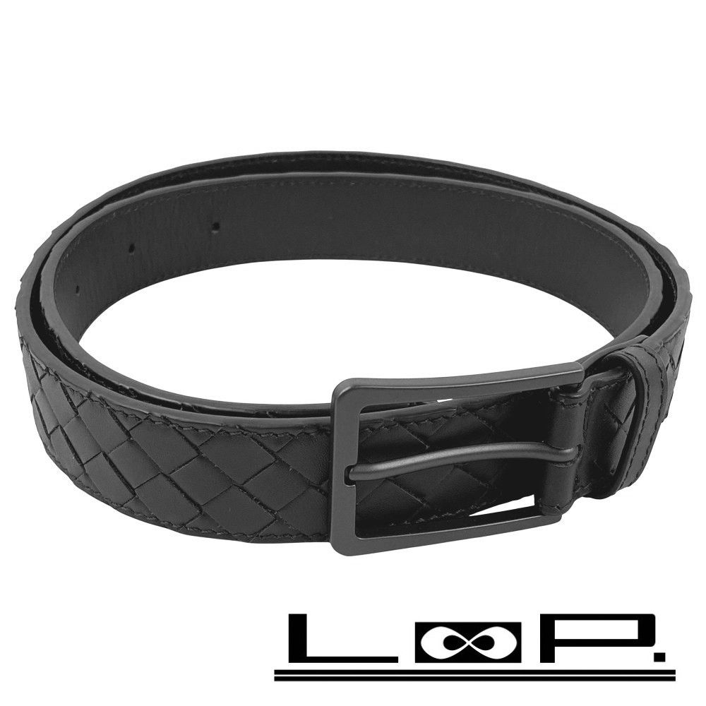 ボッテガヴェネタ □美品□ ベルト メンズ イントレチャート レザー