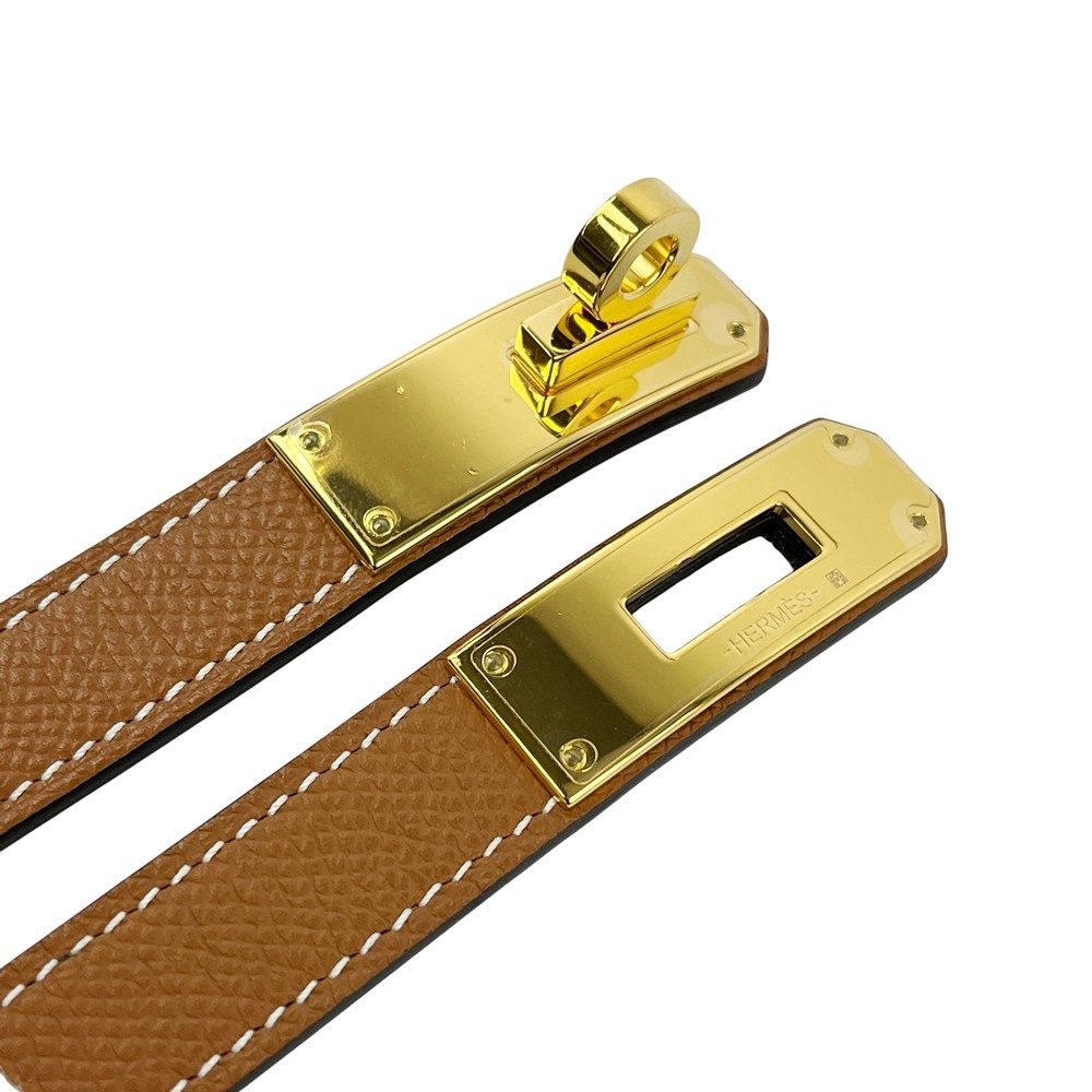 エルメス □新同□ ケリー ベルト ファッション エプソン GP ゴールド