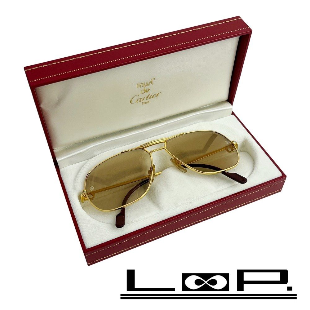 カルティエ □新同□ トリニティ サングラス メガネ 眼鏡 ティア