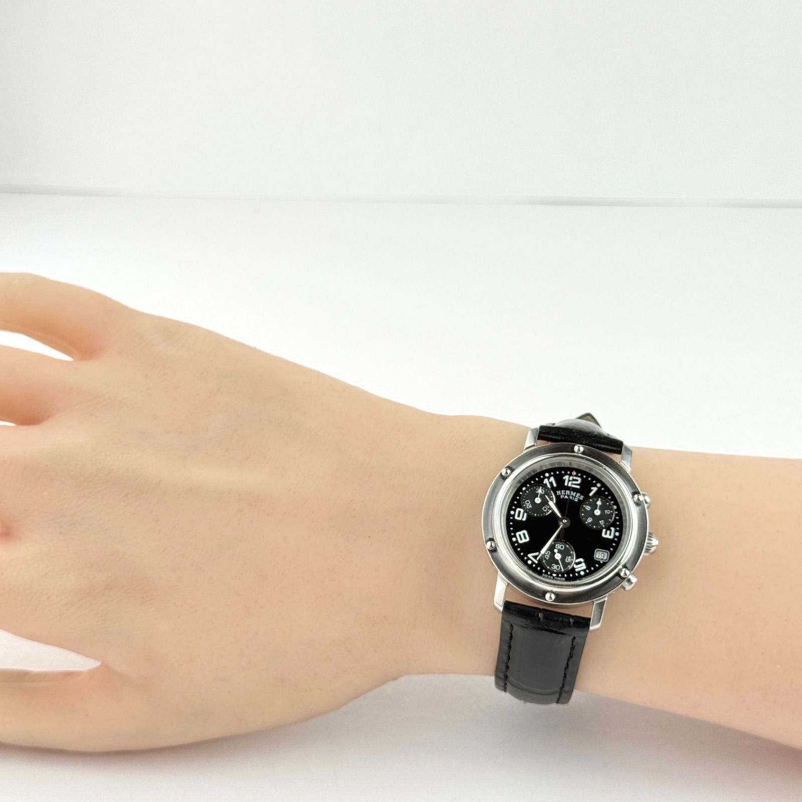 エルメス クリッパー CL 1.310 ベルト 電池 レディース 664