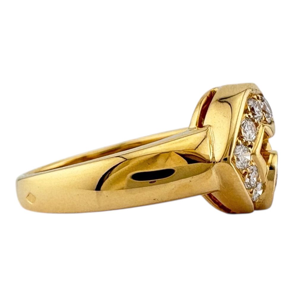 ディオール リング 指輪 12号 18金 K18イエローゴールド ダイヤモンド