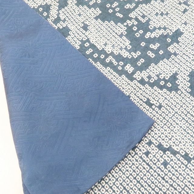 ✾まめ藤✾m512＊正絹 総絞り 松 ワイドサイズ 手縫い仕立て 訪問着