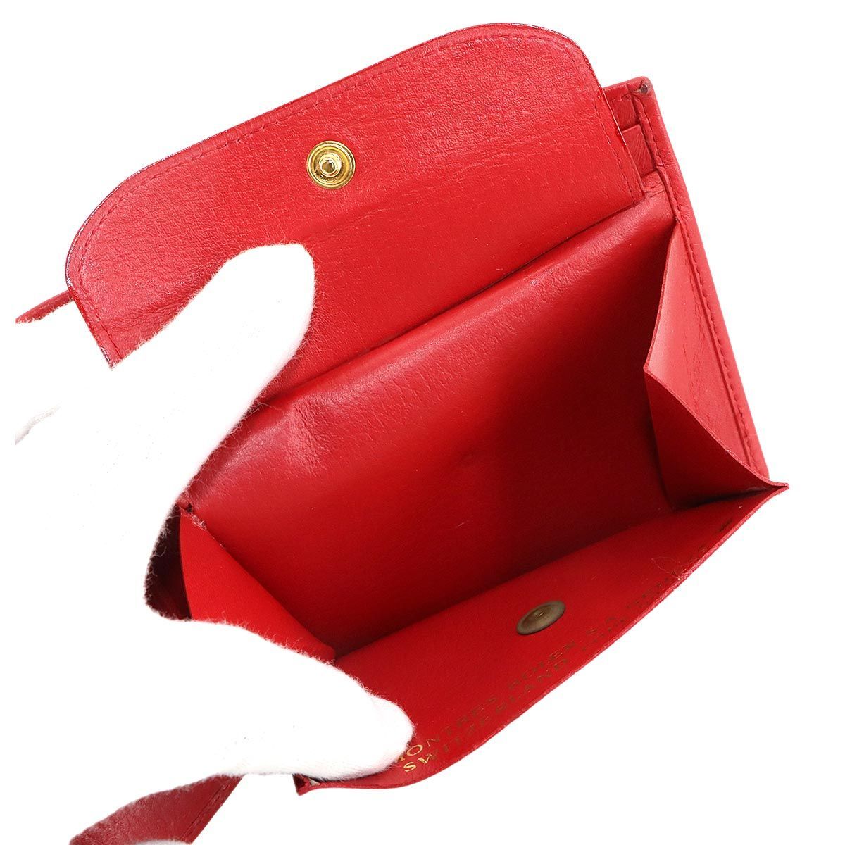 Rolex ロレックス 財布 二つ折り レザー ロゴ 赤 レッド 非売品