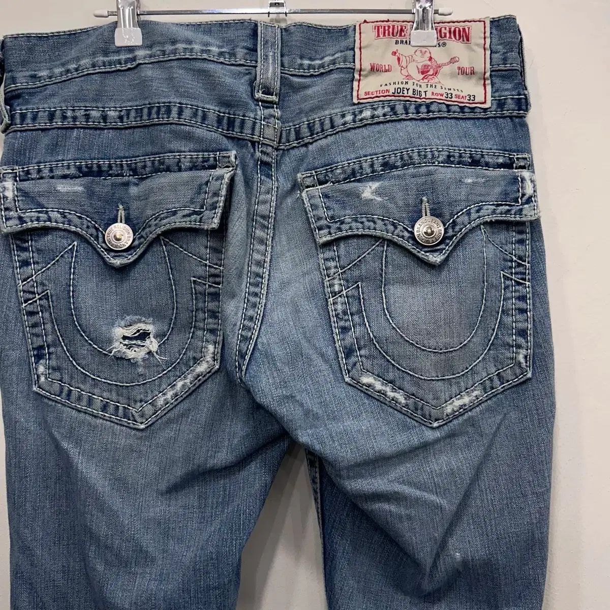 メンズ TRUE RELIGION ブーツカットデニム WORLD TOUR