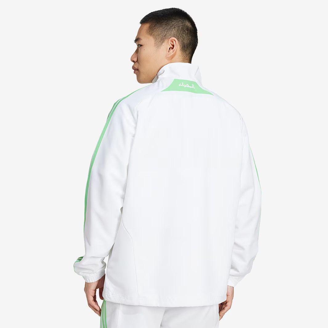 adidas サッカー アルジェリア代表 2025 トラックトップ 白 レトロ