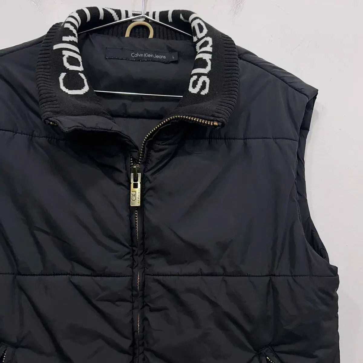 Calvin Klein カルバン・クライン レディース ダックダウン ハイネック ダウンベスト