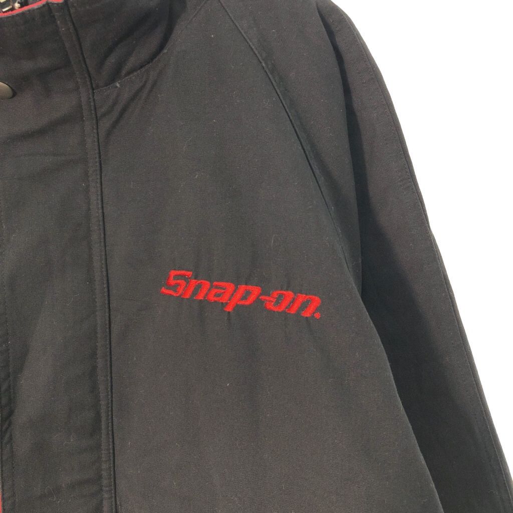 Snap-on スナップオン ワークジャケット ブラック(メンズ L)中古 古着