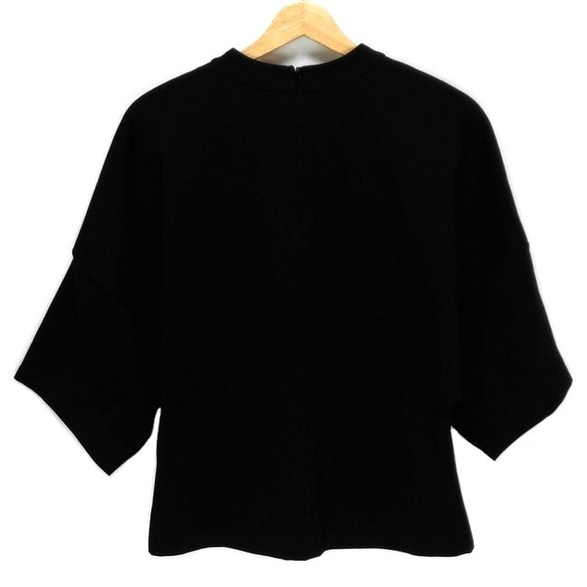 ADORE アドーア 長袖カットソー サイズ38 M レディース - 黒 クルーネック