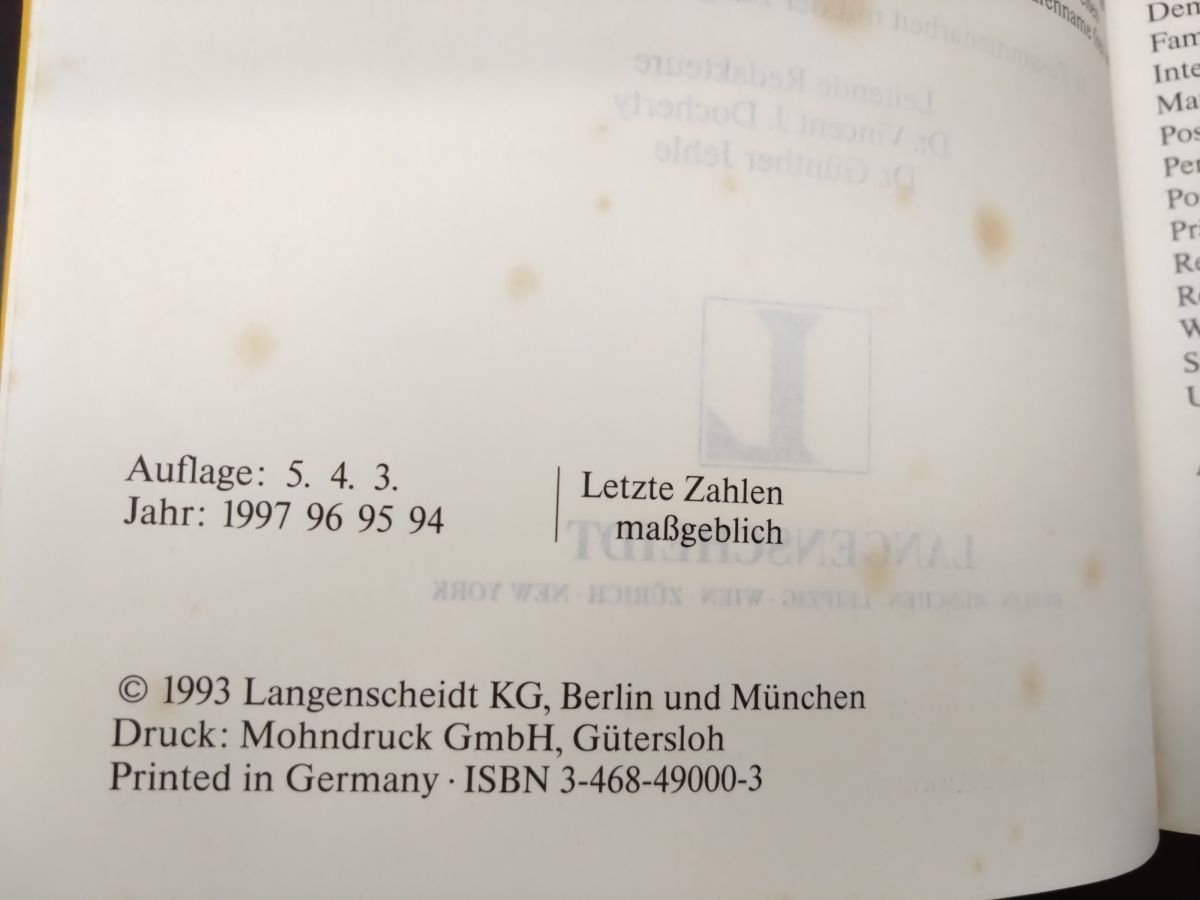 【洋書／独語】【語学】 Grossworterbuch Deutsch als Fremdsprache Dieter Goetz（ディーター・ゲッツ） Langenscheidt ELT GmBH Deutsch Großwörterbuch als deutschen Sprache Institut&frasl;辞書&frasl;語学&frasl;独語&frasl;勉強&frasl;学習&frasl;B
