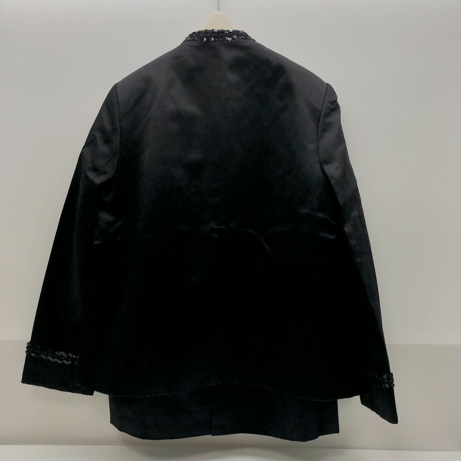 Courreges レディースセットアップ スカート ブラック スパンコール クレージュ SGSS 26-0048