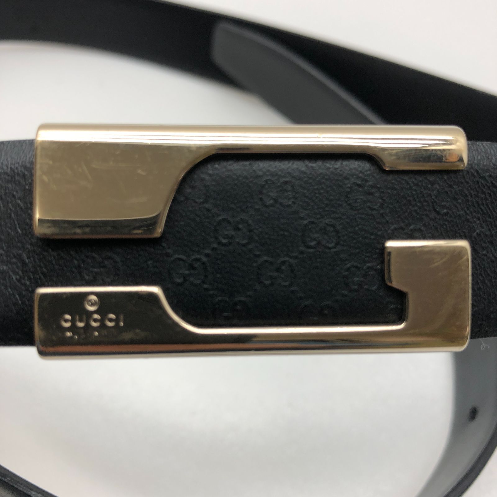GUCCI ピンバックベルト イタリア製 グッチ SGAW 26-0001