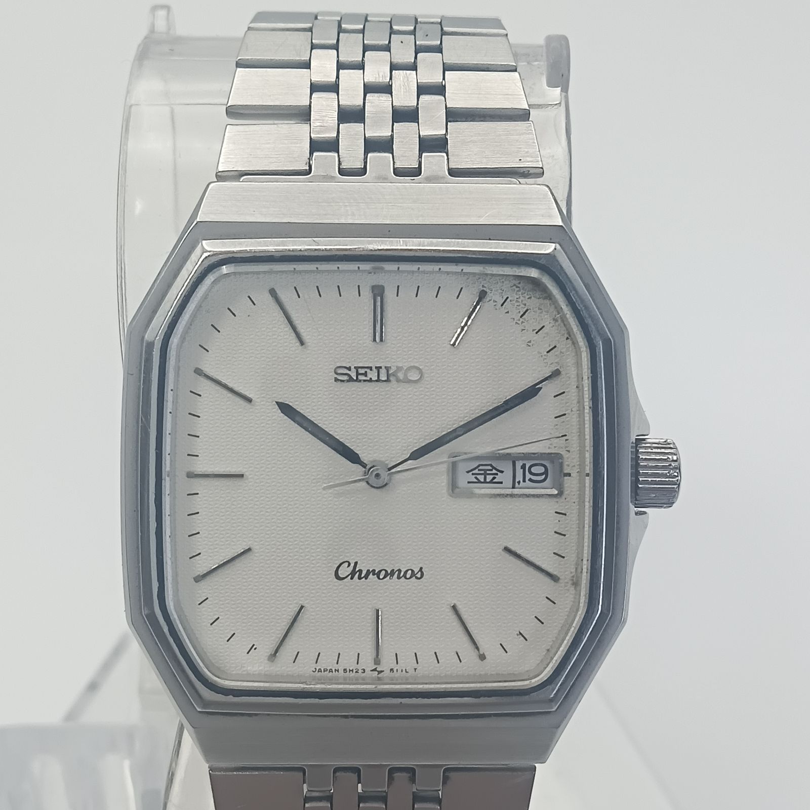 稼働 綺麗】1219-5 SEIKO Chronos セイコー クロノス 5H23-5100 メンズ