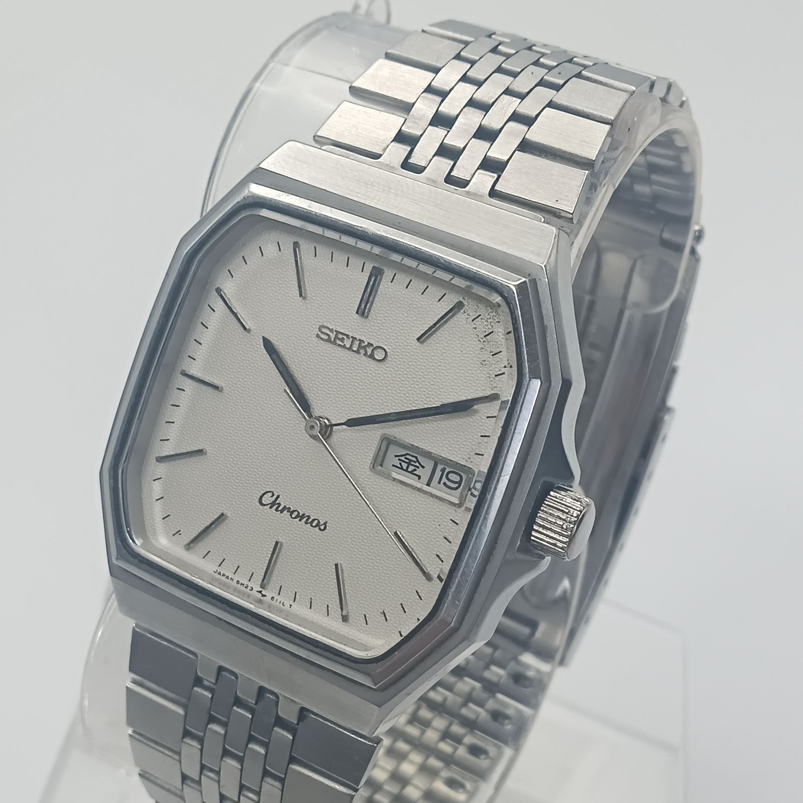 稼働 綺麗】1219-5 SEIKO Chronos セイコー クロノス 5H23-5100 メンズ