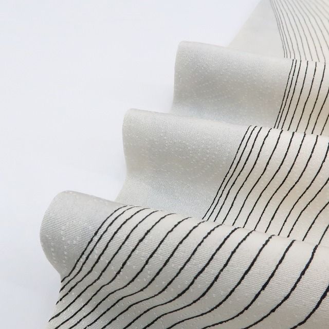 ✾まめ藤✾ｍ518 正絹 銀駒刺繍 手縫い仕立て 訪問着