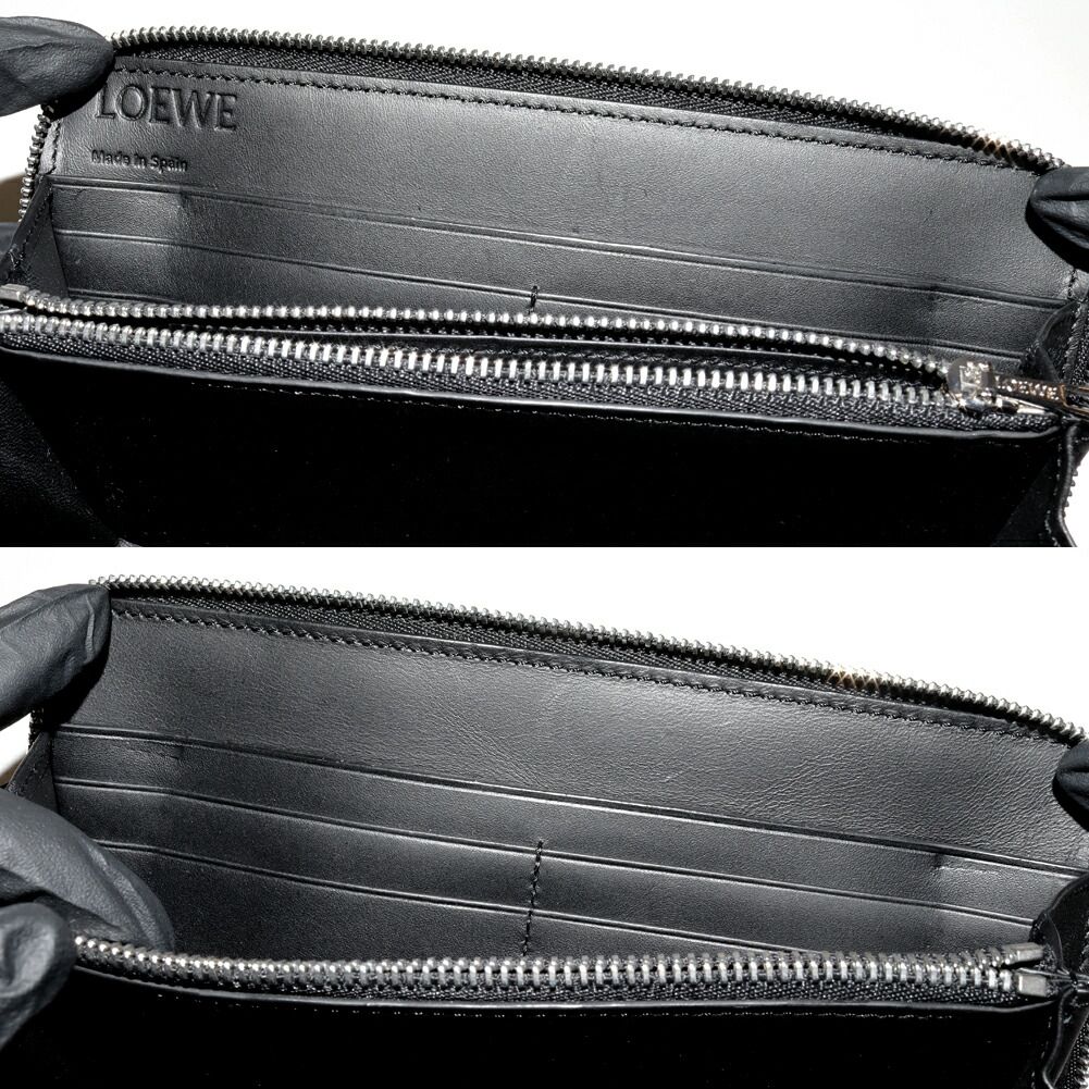 ロエベ ラウンドファスナー長財布(小銭入れあり) アナグラム リピート