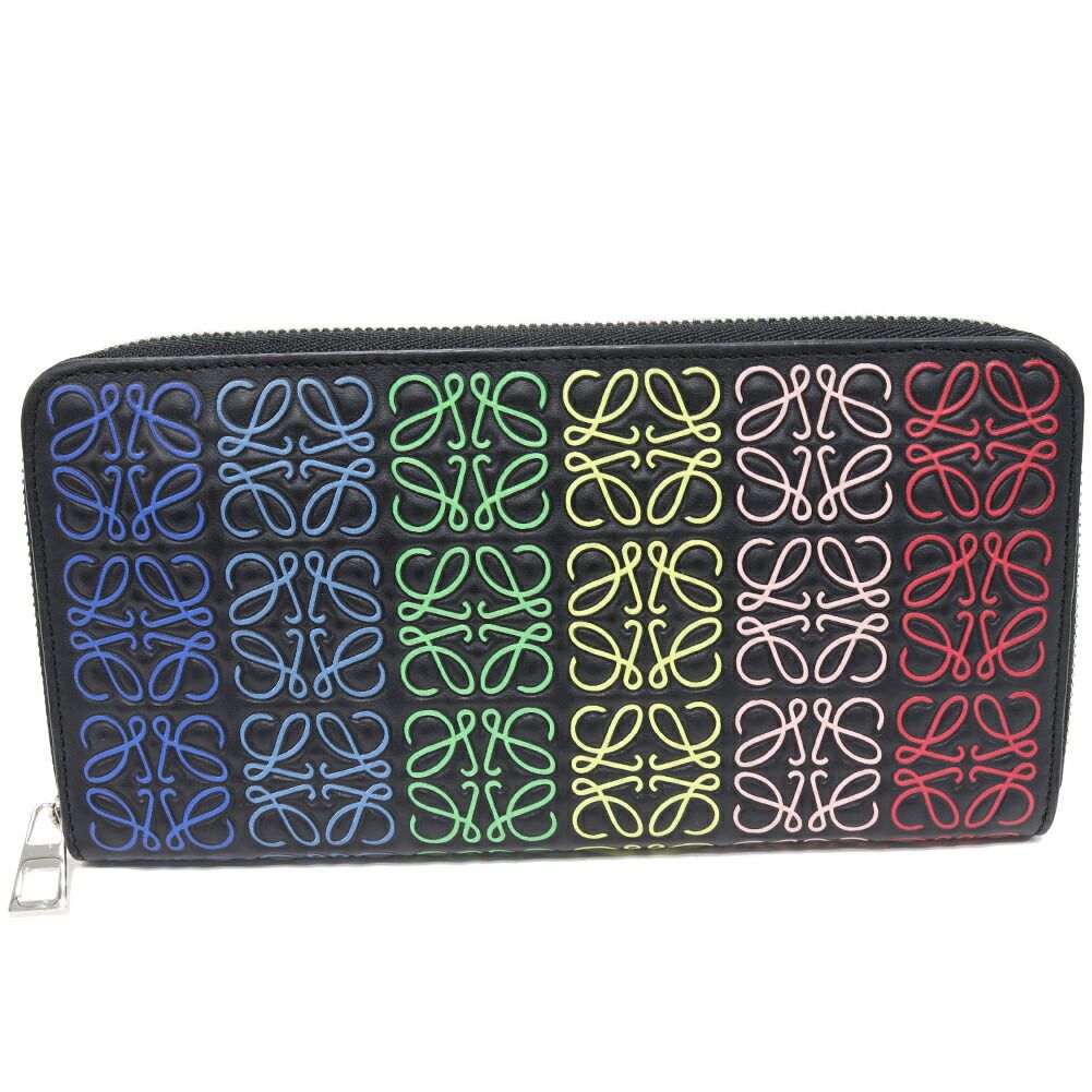 ロエベ ラウンドファスナー長財布(小銭入れあり) アナグラム リピート