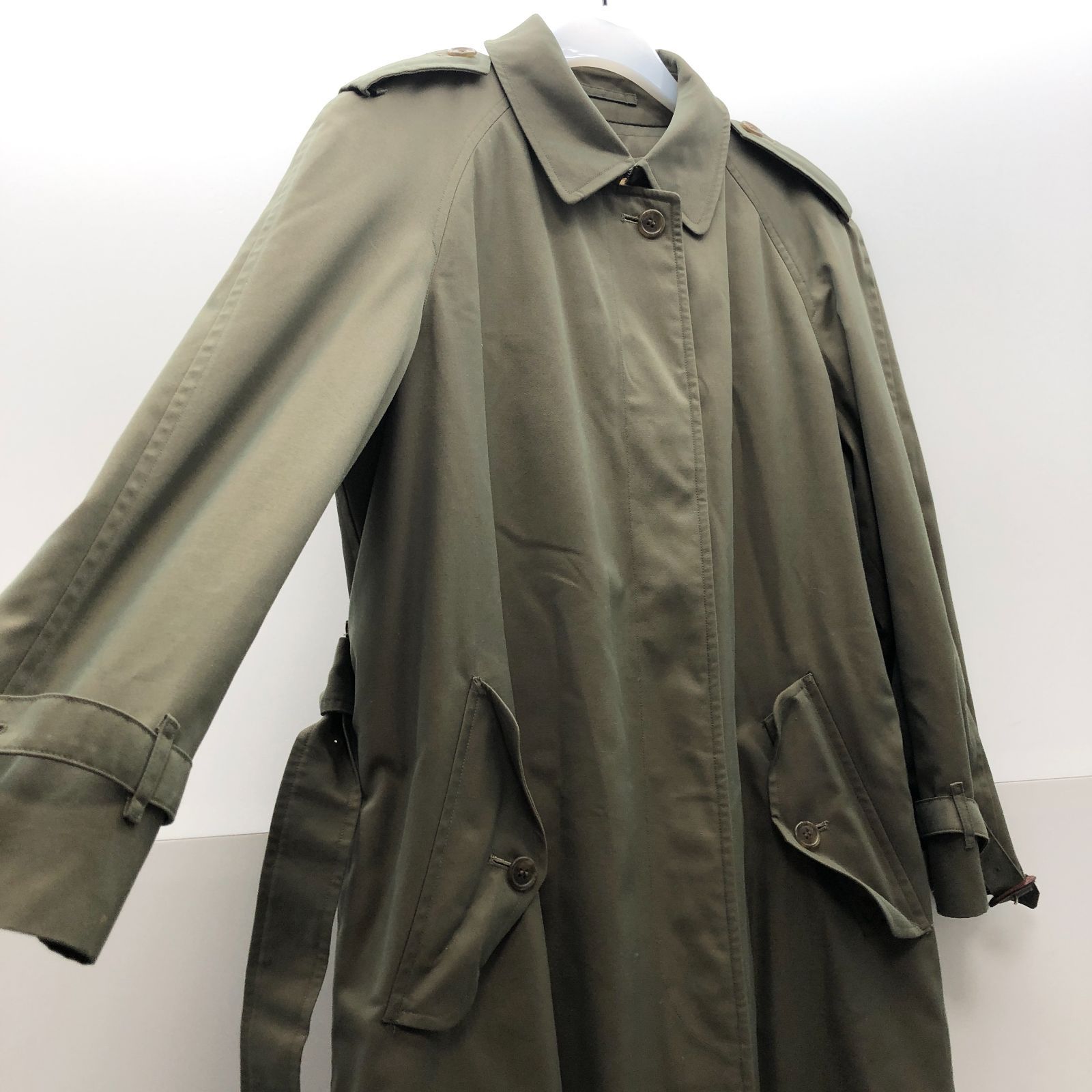  burberry‘s ステン コート 玉虫色 ライナー付き バーバリー SGKY 26-0055 ロングコート ジャケット アウター