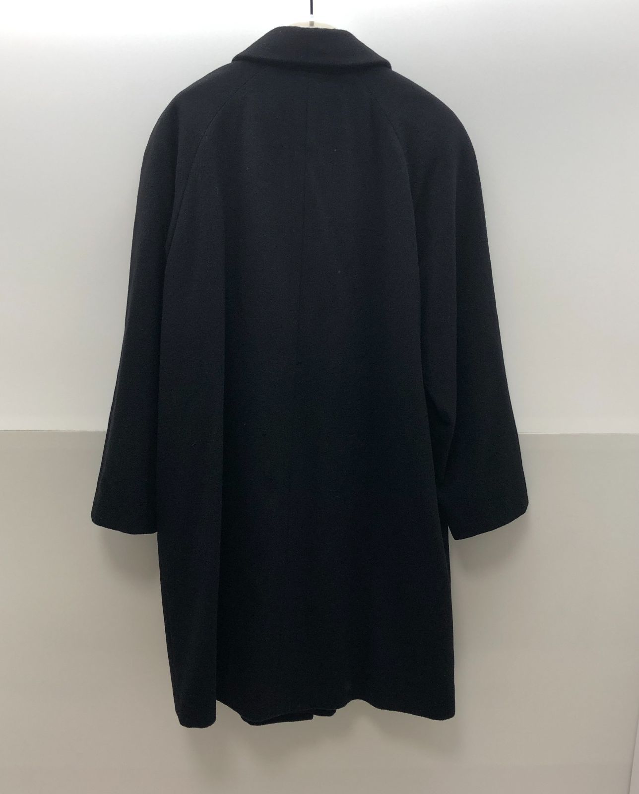 DAKS レディース ウール カシミヤ ロング コート ブラック ダックス SGKY 26-0054