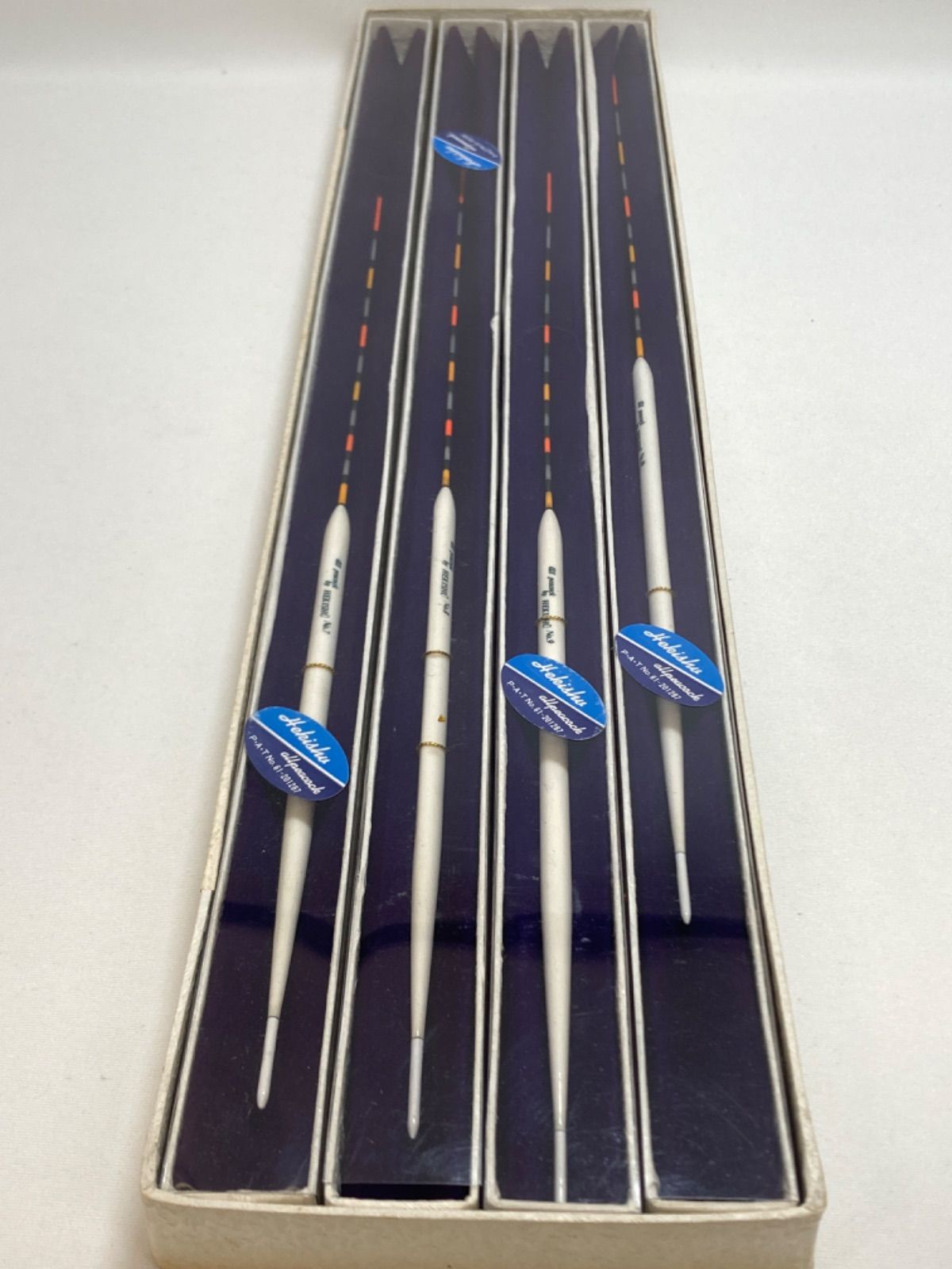 HEKISHU No 7～No 10 中細 4点セット へら鮒 浮き