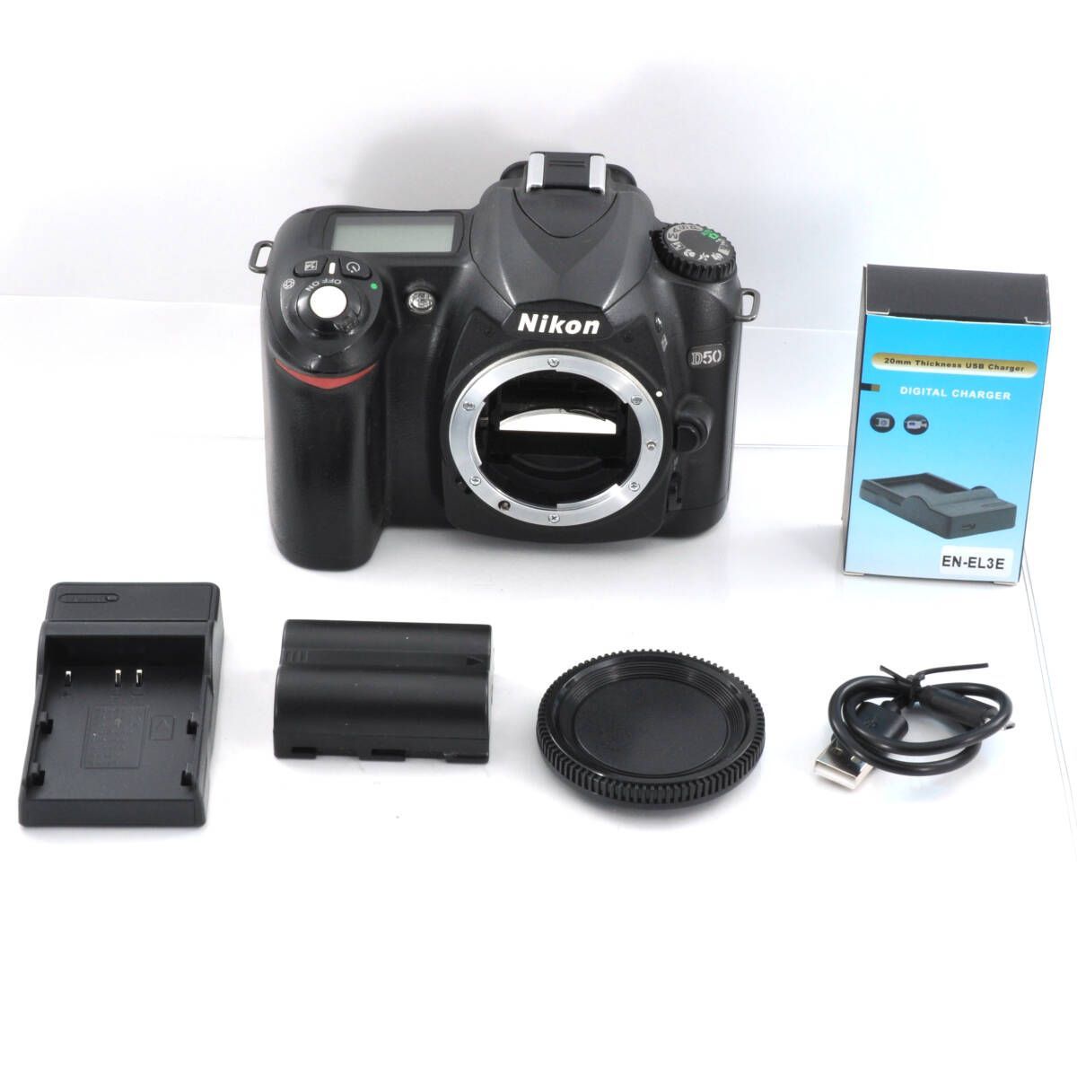 ニコン】Nikon D50 ブラック デジタル一眼レフ 低シャッター回数 #P872 