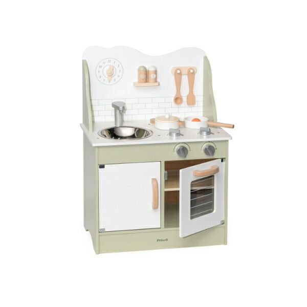 DADWAY ダッドウェイ おままごとキッチン フォレストグリーン ごっこ遊び おもちゃ ベビー キッズ